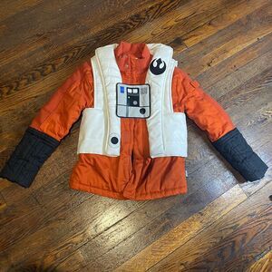 Star Wars Disney Store Kids X-Wing Fighter Pilot Jacket Size 7-8 Lucasfilm